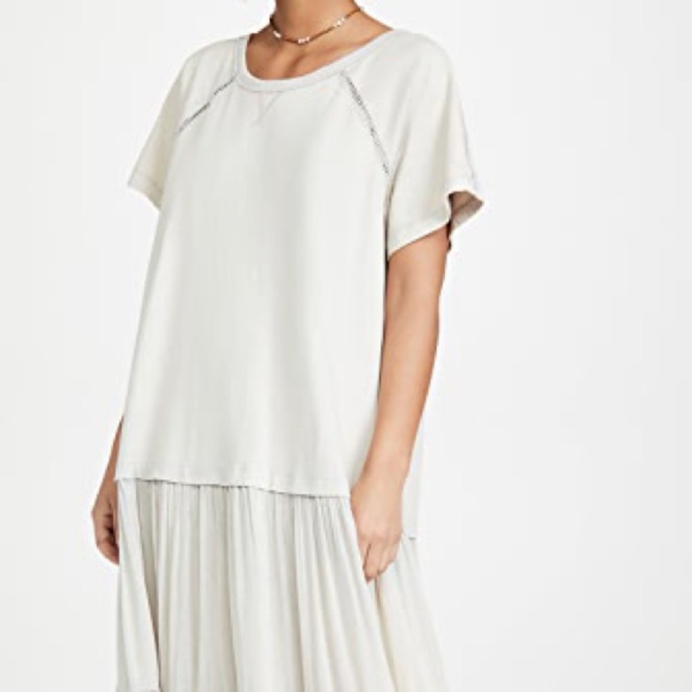 FREE PEOPLE SUN FADE OVERSIZED MIDI DRESS - Picture 4 of 4